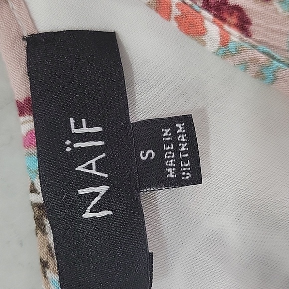 NAIF Boho Paisley Print Sleeveless Mini Dress in Soft Lightweight Fabric - Picture 7 of 8